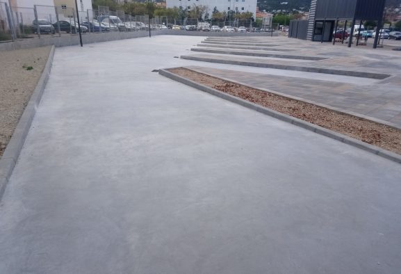 hormigon fratasado pulido
